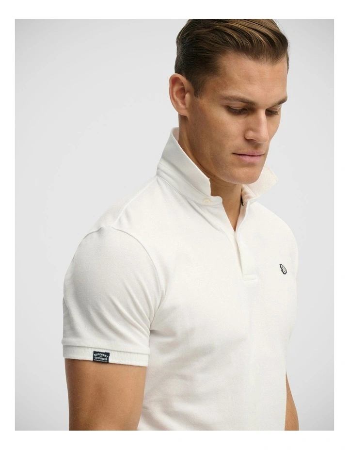 Vintage Destroy Polo in Optic White image 4
