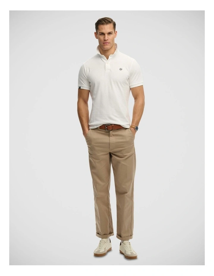 Vintage Destroy Polo in Optic White image 5