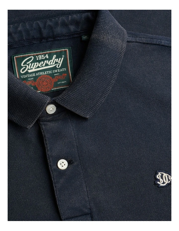 Vintage Destroy Polo in Eclipse Navy image 5