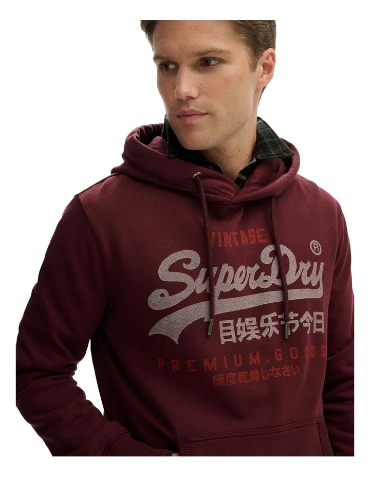 Vintage Logo Duo Classic Hood in Port Red image 3