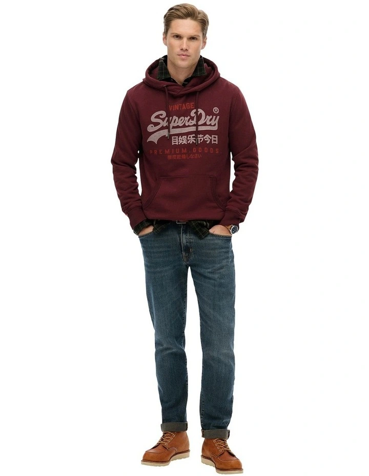 Vintage Logo Duo Classic Hood in Port Red image 5