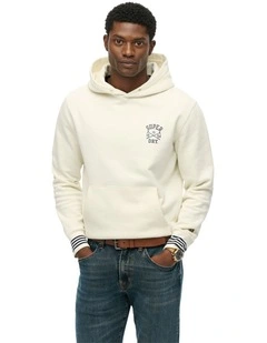 Athletic Club Hoodie in Off White