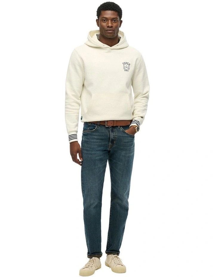 Athletic Club Hoodie in Off White image 5
