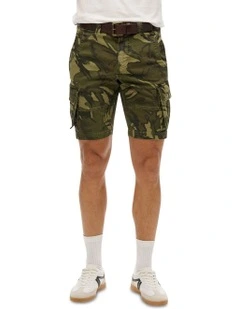 Core Cargo Short in Outline Camo
