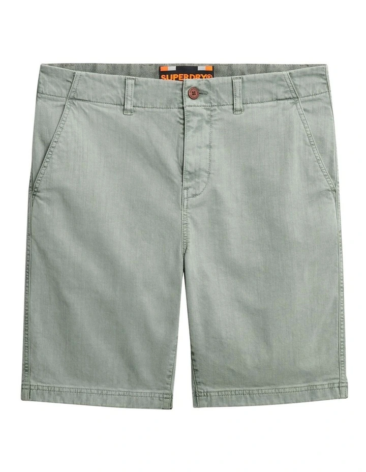 Officer Chino Short in Washed Sage image 5