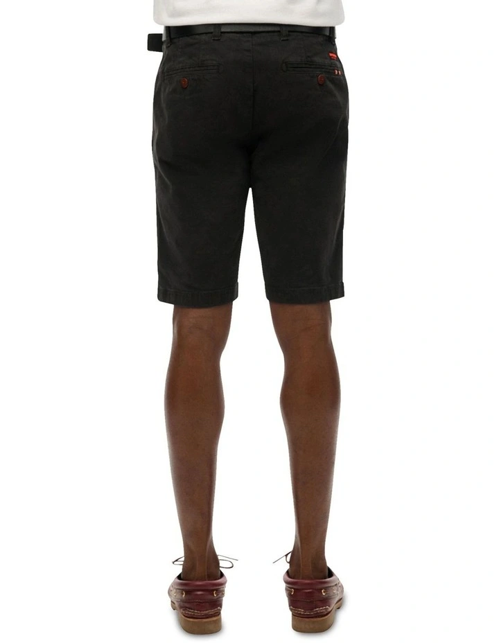 Officer Chino Short in Washed Black image 2