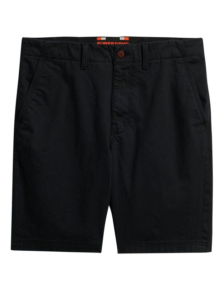 Officer Chino Short in Washed Black image 5