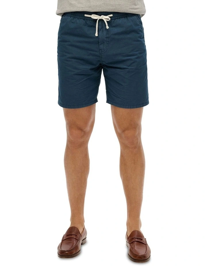 Essentials Walk Short in Navy image 1