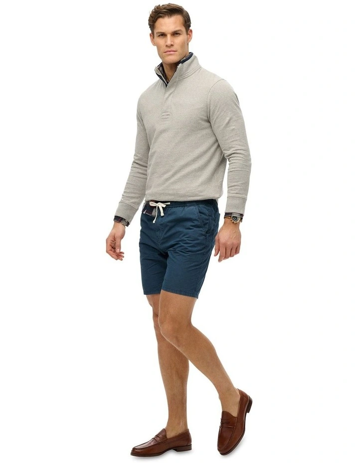 Essentials Walk Short in Navy image 5