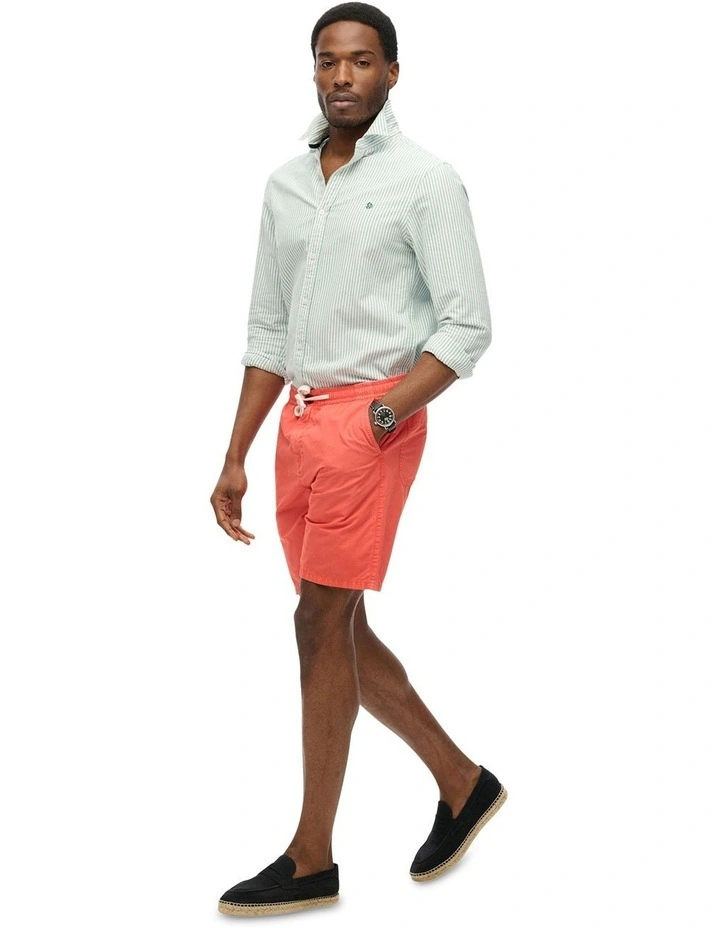 Essentials Walk Shorts in Rose Red image 5