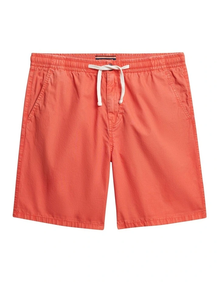 Essentials Walk Shorts in Rose Red image 6