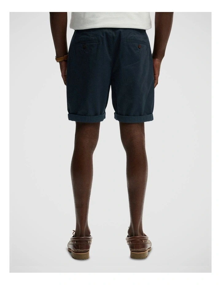 Premium Regular Chino Short in Eclipse Navy image 2