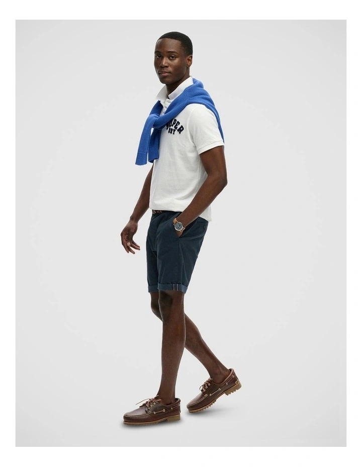 Premium Regular Chino Short in Eclipse Navy image 5