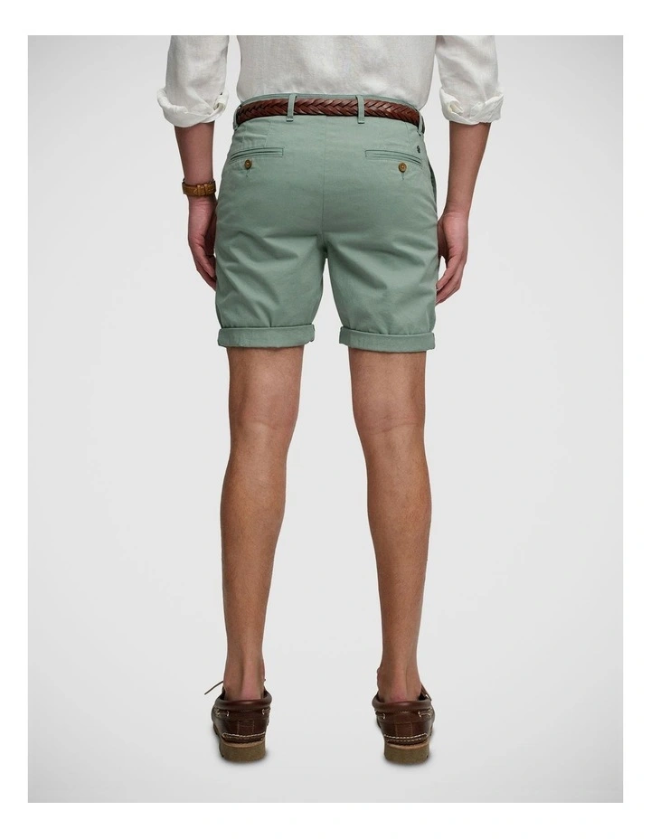 Premium Regular Chino Short in Sage Green image 2