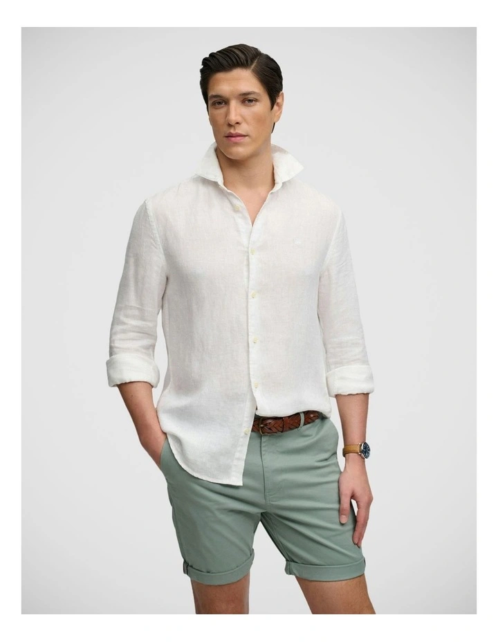 Premium Regular Chino Short in Sage Green image 4
