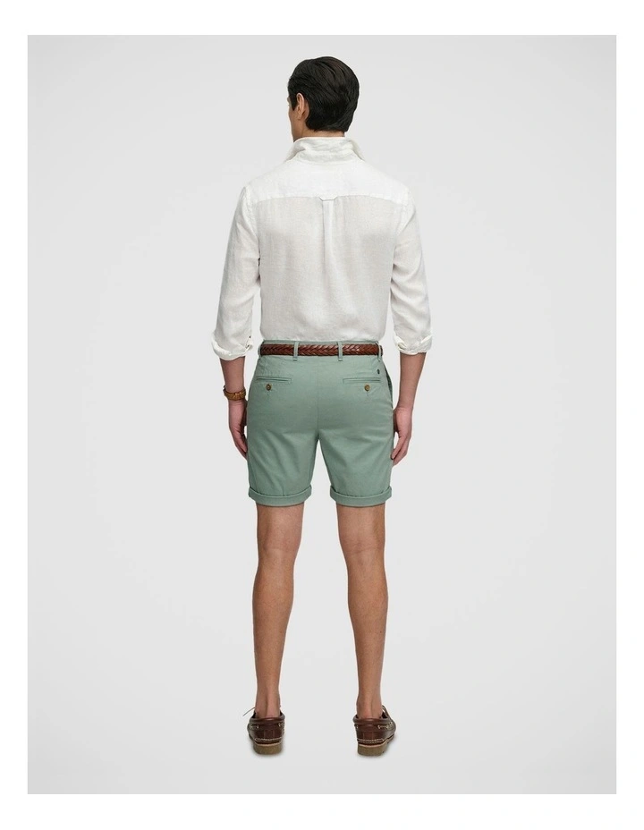 Premium Regular Chino Short in Sage Green image 6