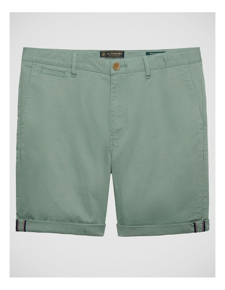 Premium Regular Chino Short in Sage Green image 7