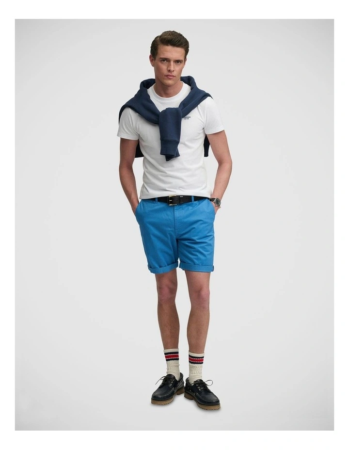 Premium Regular Chino Short in Cali Blue image 3