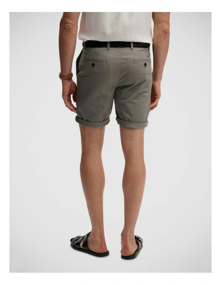 Premium Regular Chino Short in Washed Grey image 2