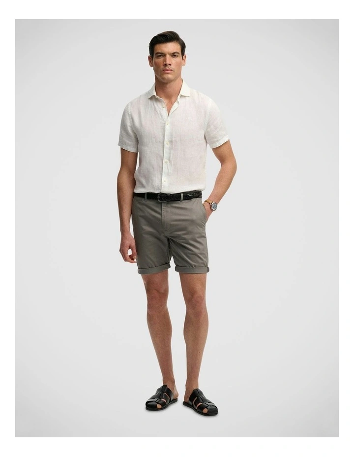 Premium Regular Chino Short in Washed Grey image 6