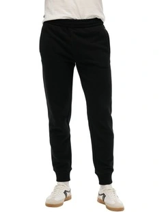 Essential Logo Joggers in Black