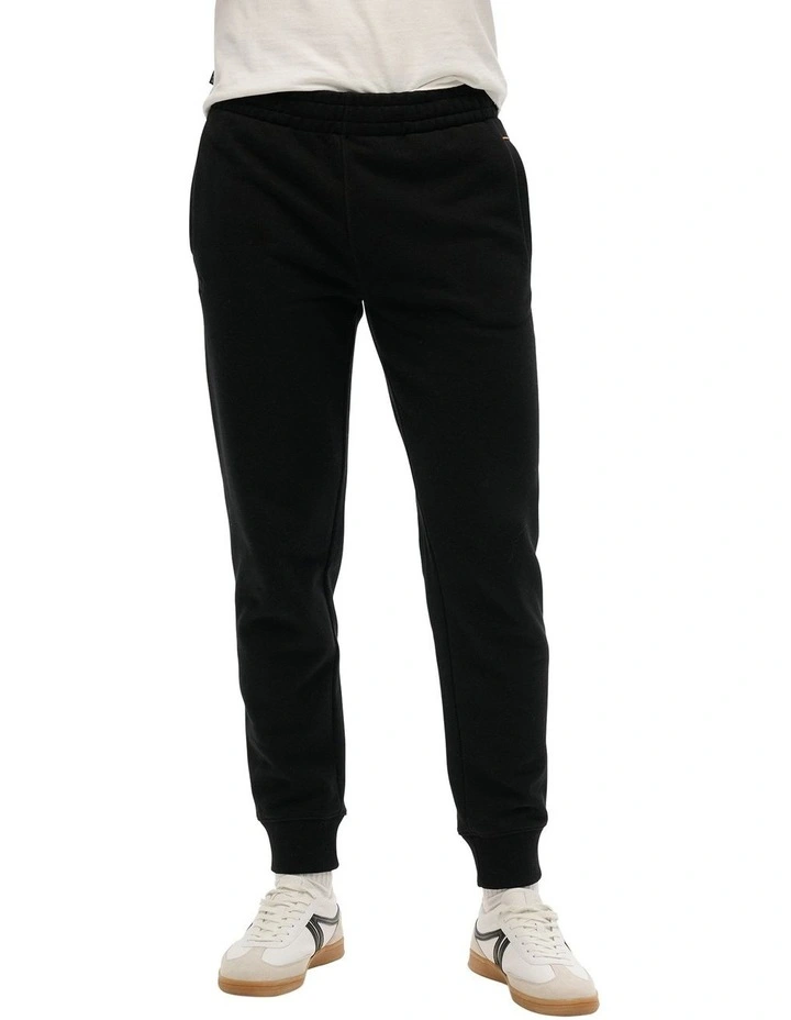 Essential Logo Joggers in Black image 1