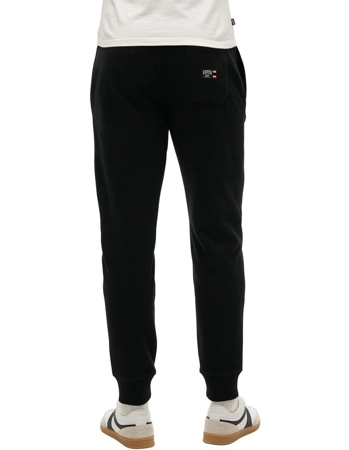 Essential Logo Joggers in Black image 2