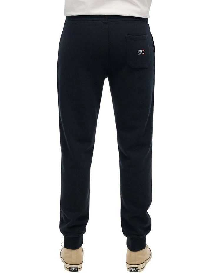 Essential Logo Joggers in Eclipse Navy image 2