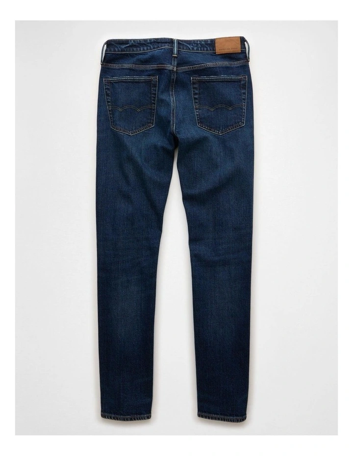 Flex  Patched Athletic Skinny Jean in Deep End image 4