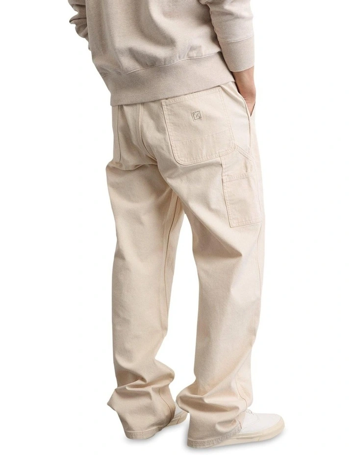 Carpenter Pant in Cream image 2