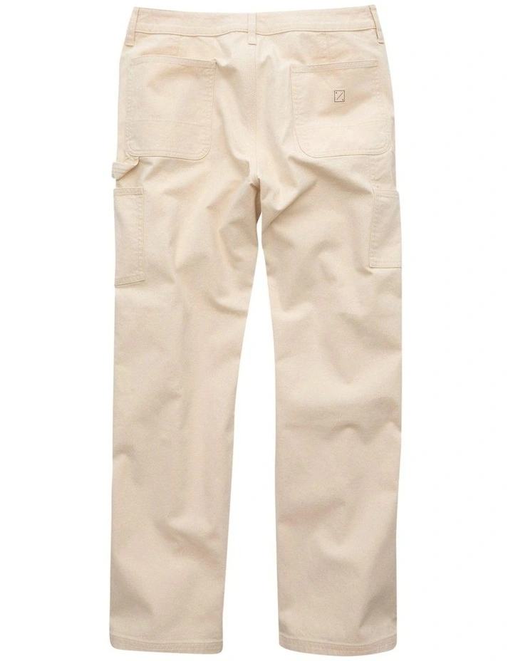Carpenter Pant in Cream image 4