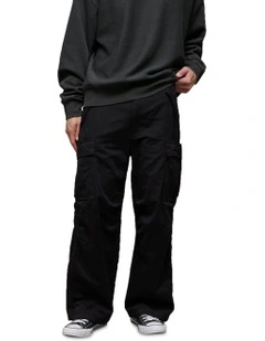 Flex Ultra Baggy Cargo Pant in Bold Black
