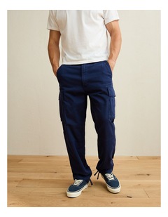 Flex Lived-In Cargo Pant in Deep Sea Blue