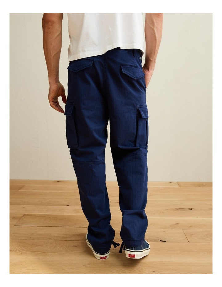 Flex Lived-In Cargo Pant in Deep Sea Blue image 3