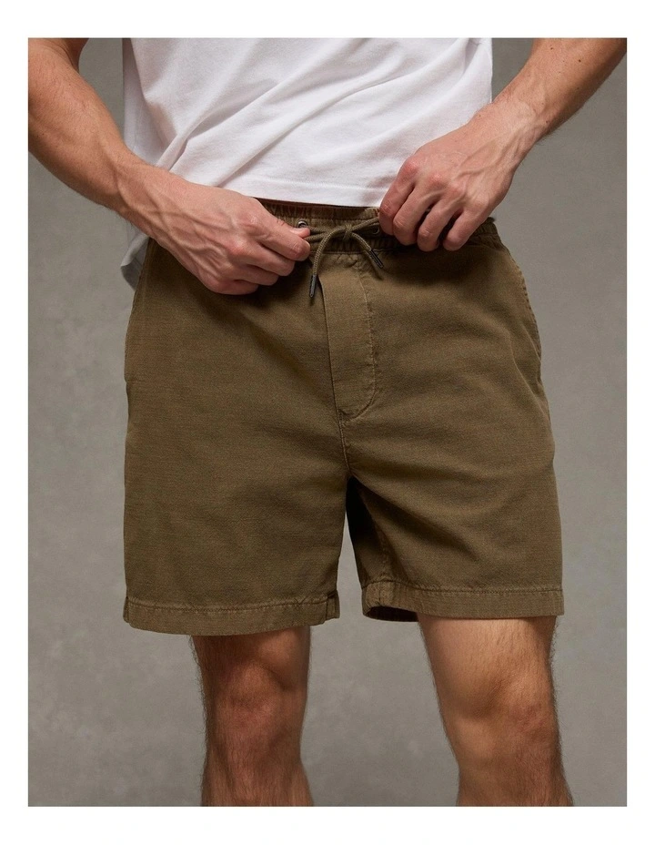 7 Lived-In Trekker Short in Olive image 1