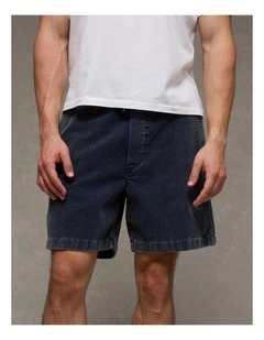 7 Lived-In Trekker Short in Navy