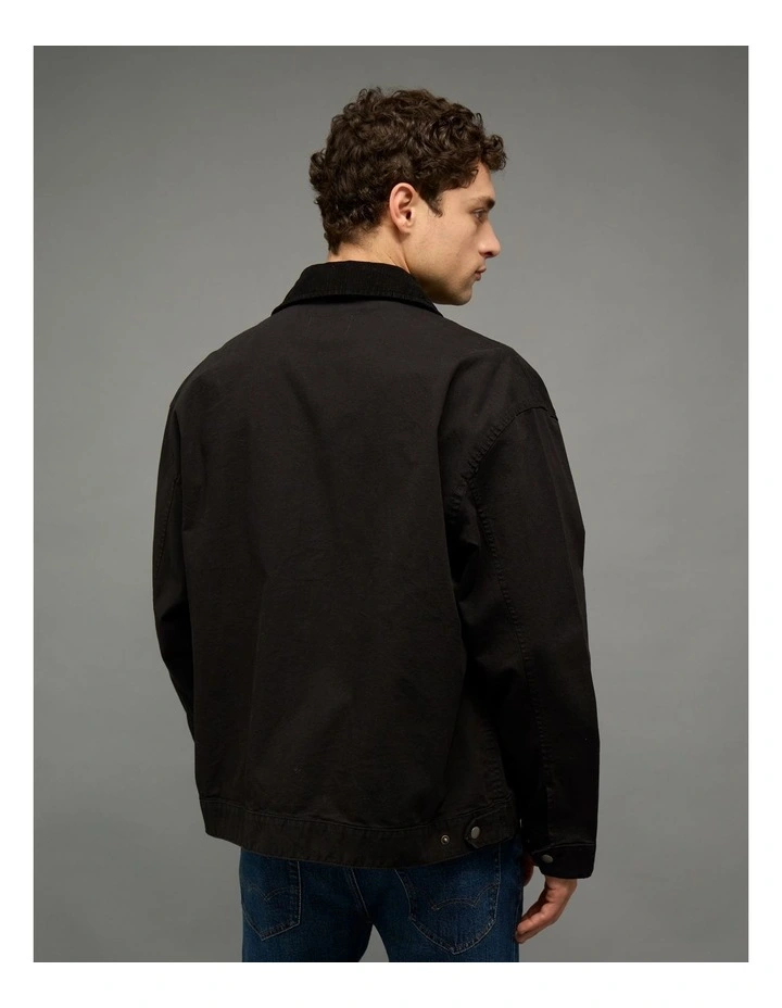 Workwear Jacket in Black image 2
