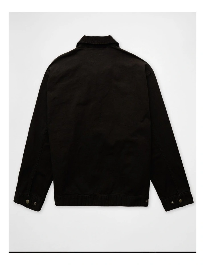 Workwear Jacket in Black image 4