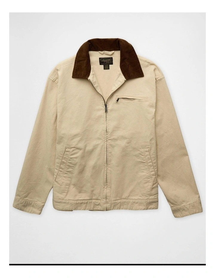 Workwear Jacket in Natural image 3