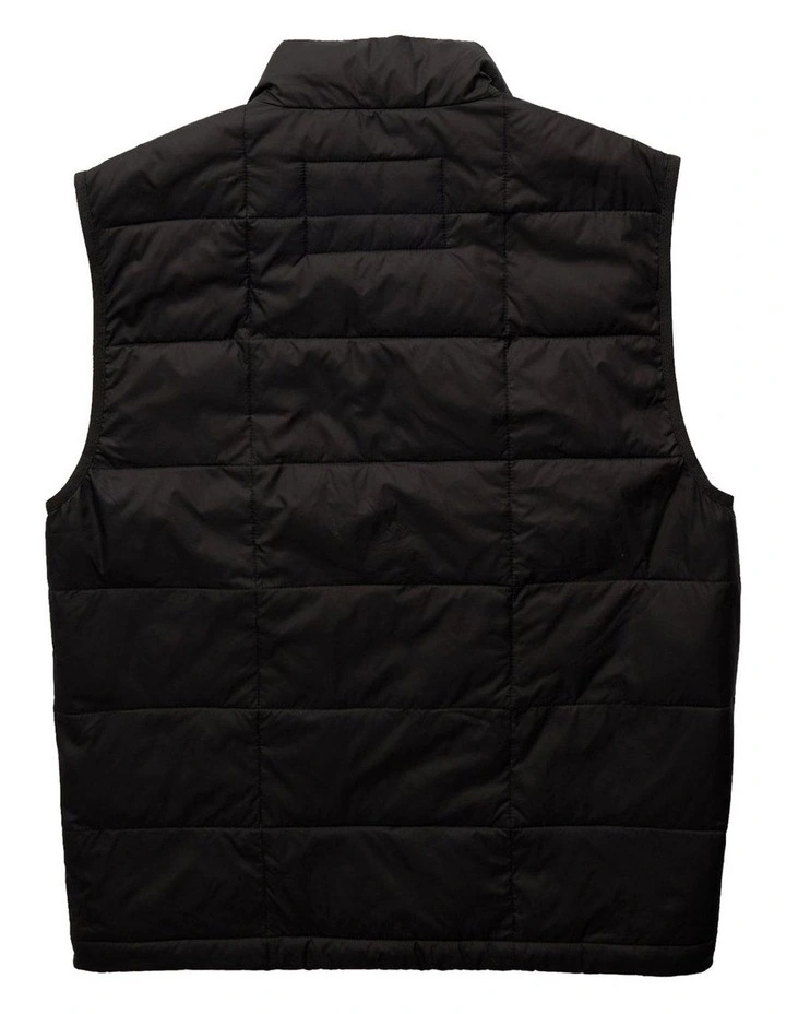 Lightweight Puffer Vest in Black image 4