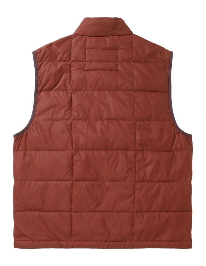 Lightweight Puffer Vest in Iced Mocha image 4