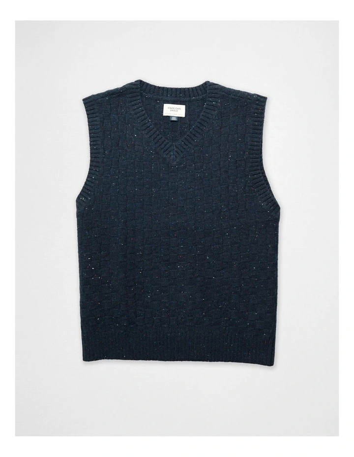 Sweater Vest in Navy image 3