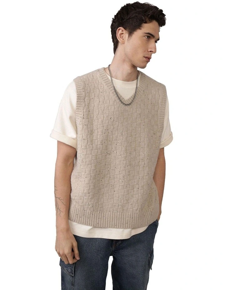 Sweater Vest in Sand image 1
