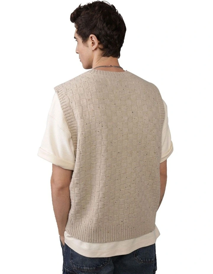 Sweater Vest in Sand image 2