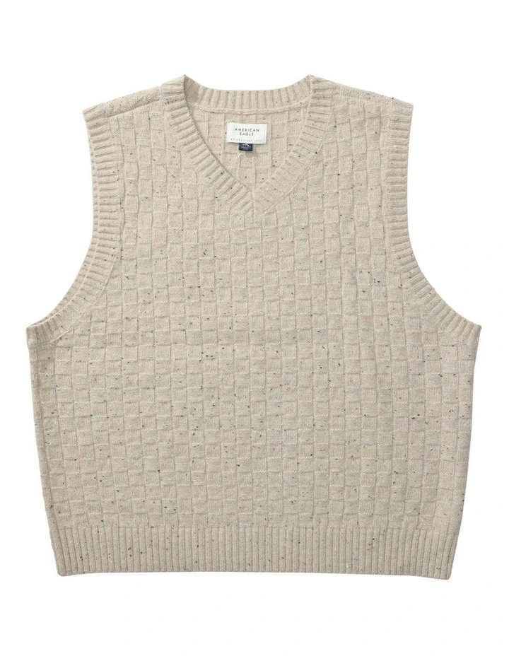 Sweater Vest in Sand image 3