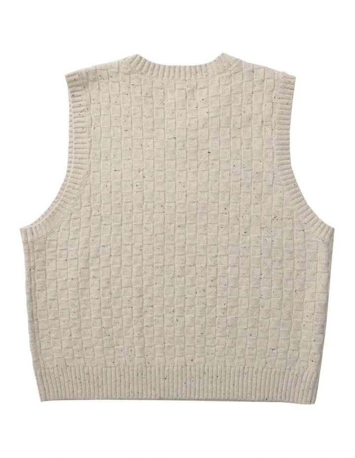 Sweater Vest in Sand image 4