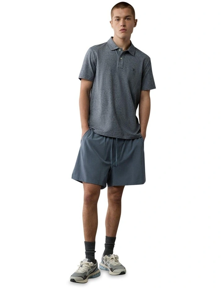 24/7 Club Logo Polo Shirt in Navy image 1