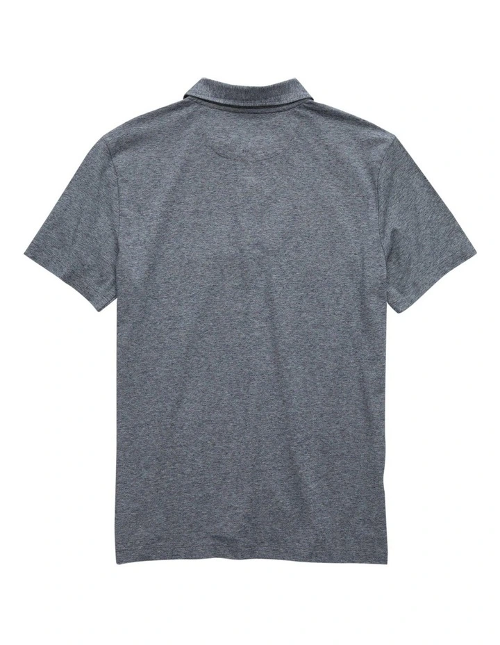 24/7 Club Logo Polo Shirt in Navy image 4