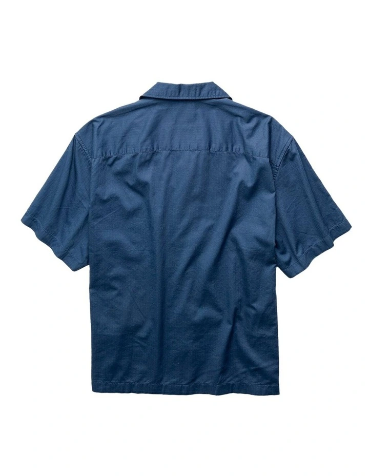 Short Seeve Relaxed Fit Everyday Shirt in Emotional Blue image 4