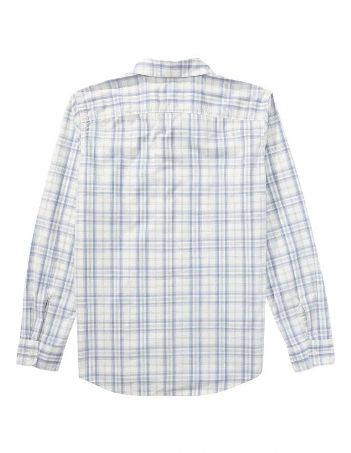 Everyday Slim Fit Button-Up Shirt in Silver Light Blue image 4